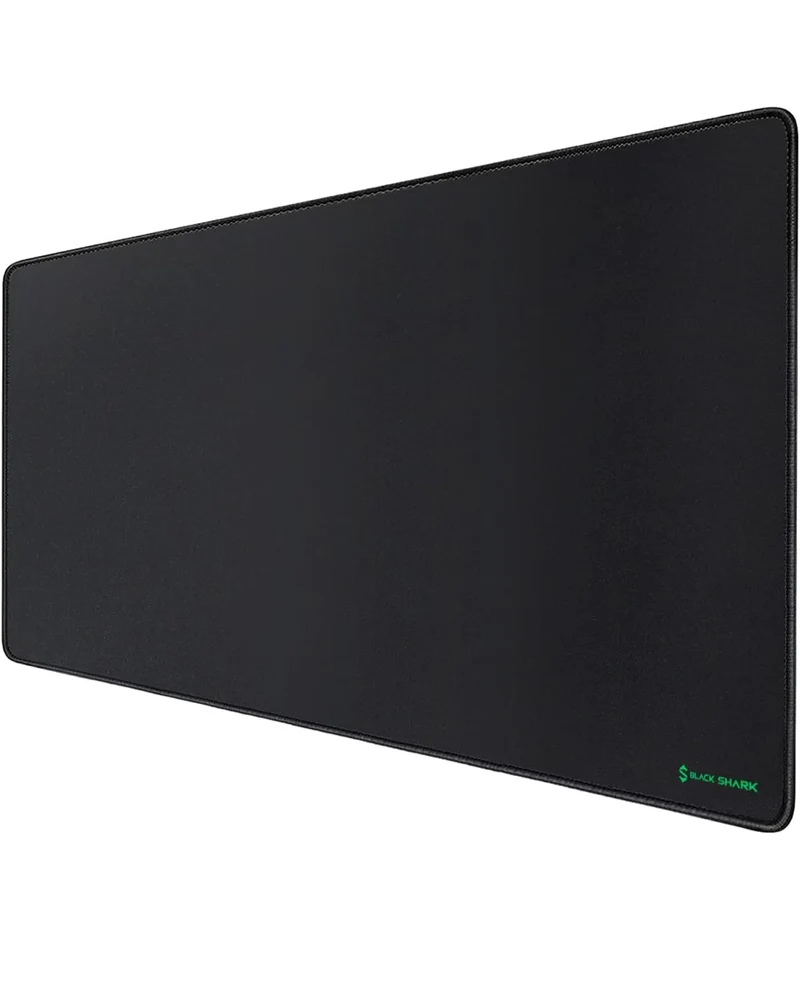 Black Shark Gaming Mouse Pad Desk Mat (35.4" × 15.8" × 0.15") Thick Extended Anti-Fray Stitched Edges