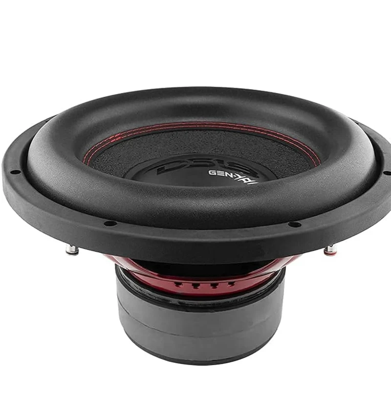 DS18 GEN-XX10.4DHE 10" High Excursion Car Subwoofer 1000 Watts Max Dual Voice Coil (1 PC)