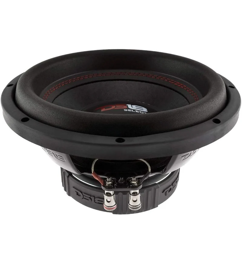 DS18 SLC10S Car Subwoofer Audio Speaker - 10" Single Voice Coil 4 Ohm Impedance, 440W MAX Power Sound System