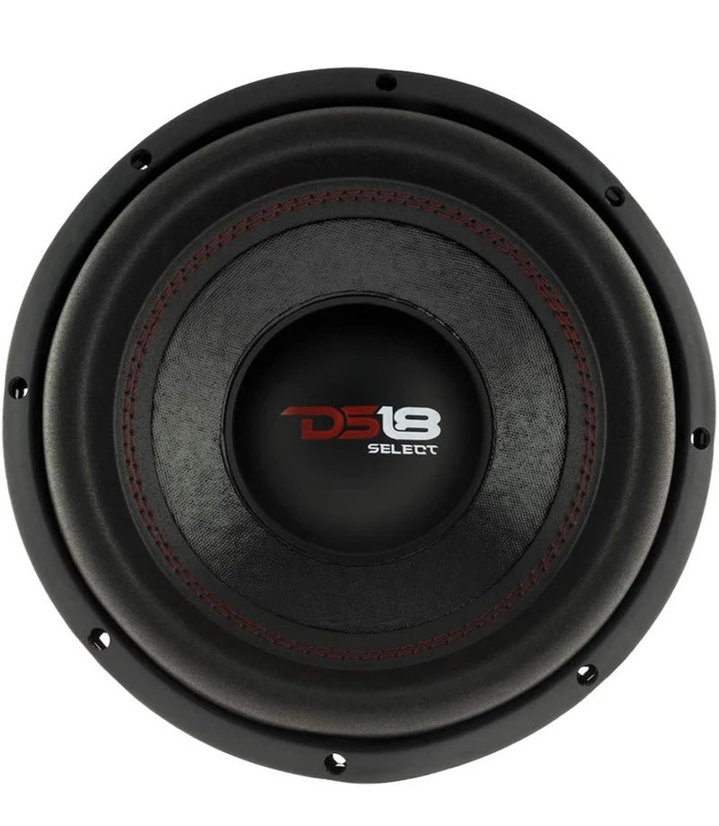 DS18 SLC10S Car Subwoofer Audio Speaker - 10" Single Voice Coil 4 Ohm Impedance, 440W MAX Power Sound System