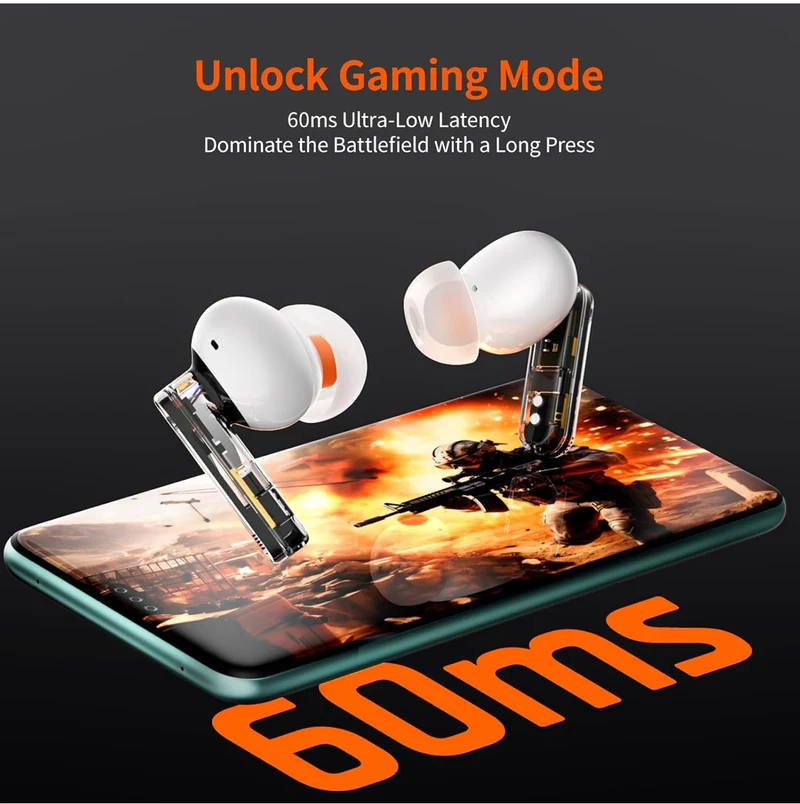 BIG WON True Wireless In-Ear Lightweight Active Noise Canceling - White
