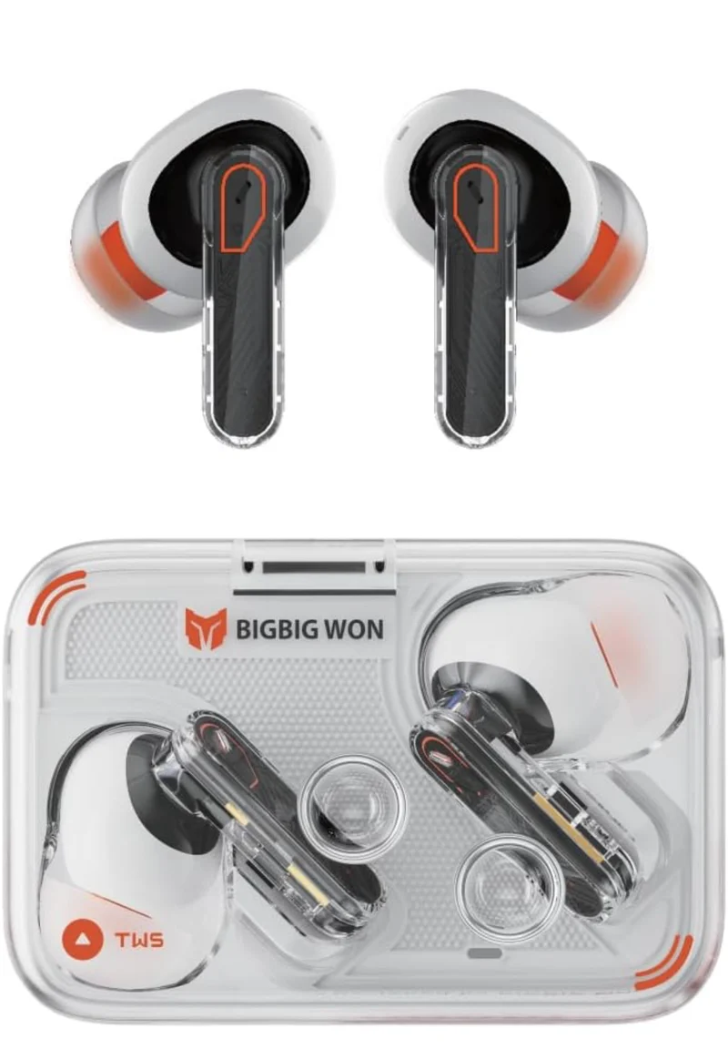 BIG WON True Wireless In-Ear Lightweight Active Noise Canceling - White