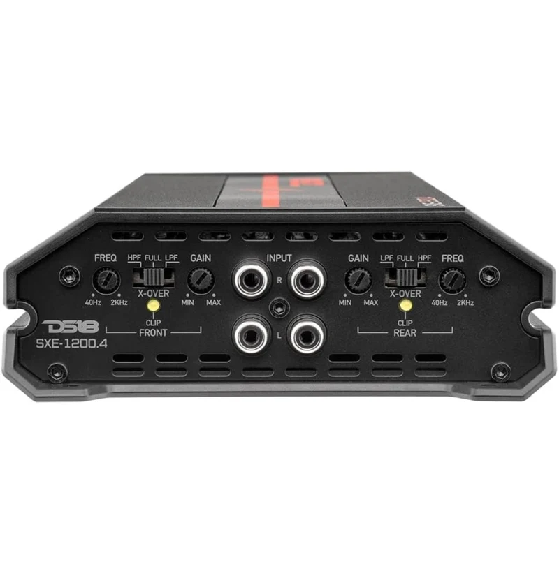DS18 SXE-1200.4/BK Car Amplifier Stereo Full-Range Class A/B 4-Channel - NEW