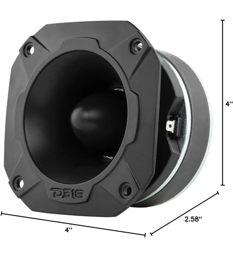 DS18 PRO-TWX3 4" Super Bullet Tweeter 480 Watts 1.5" Aluminum 4-Ohm(1 PC)
