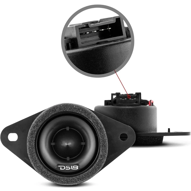 DS18 PRO-ST OEM Upgrade Bullet Compression Tweeters w/ Crossovers 1.9" (Pair)