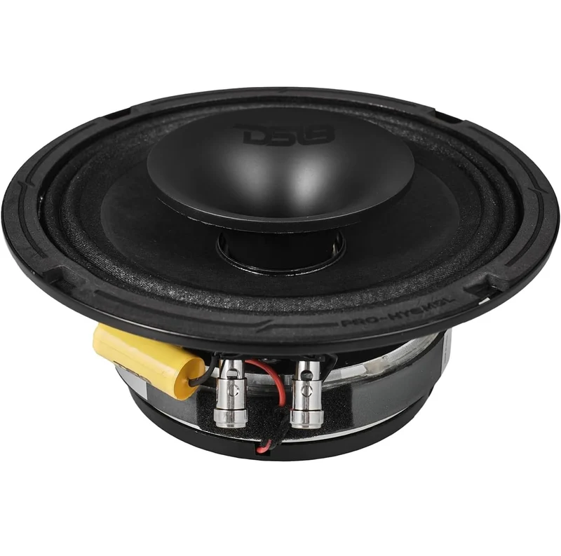 DS18 PRO-HY6MSL 6.5" Shallow Hybrid Mid-Range Car Audio W/ Built-in Driver and Grill Included - 1PC