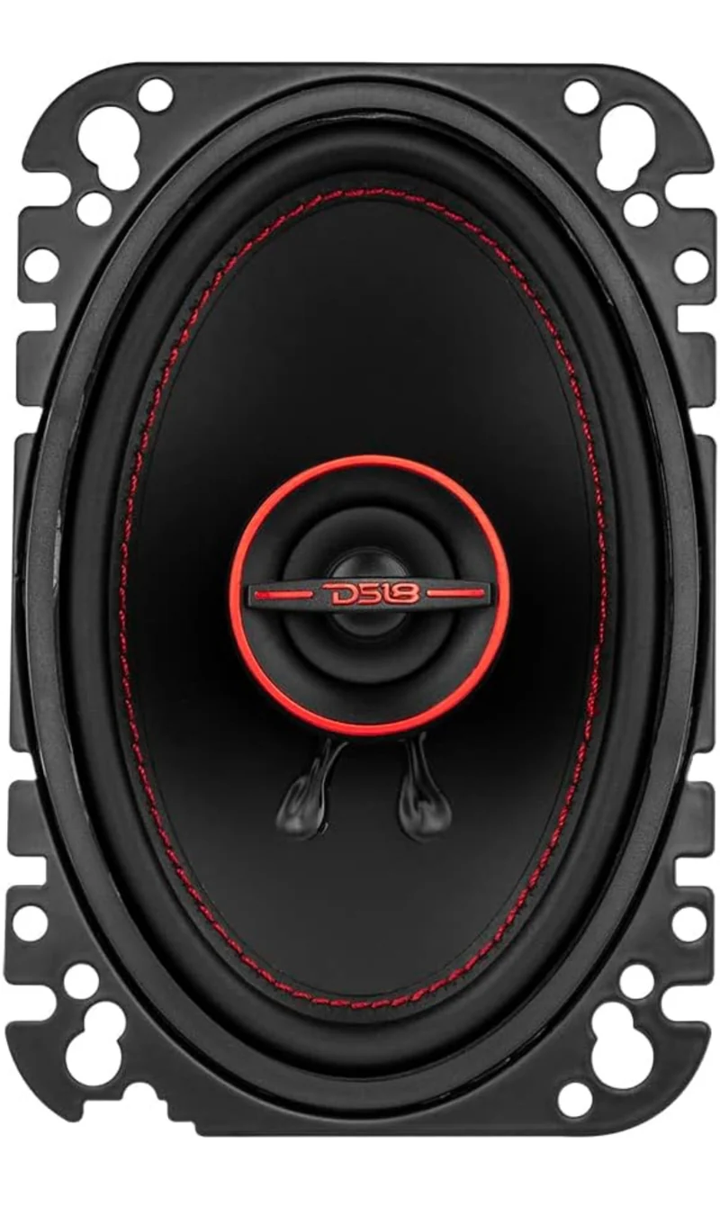 DS18 G4.6Xi GEN-X 4x6 INCH 2-Way Coaxial Speakers 135 Watts Max Power 4-Ohm - PAIR