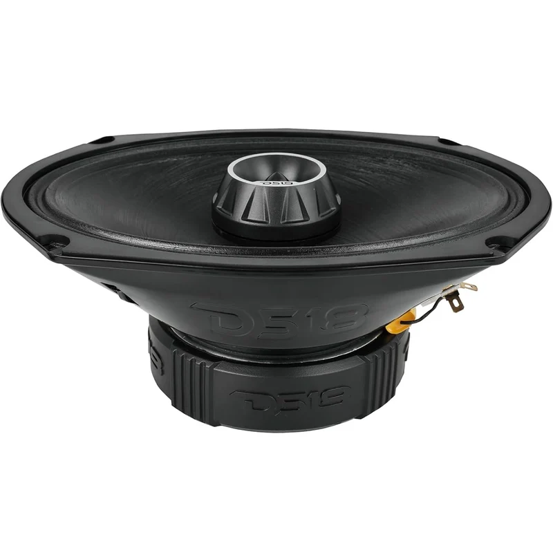 DS18 PRO-ZT69 6x9 Inches Pro Audio Coaxial Midrange Speakers with Built-in Bullet Tweeter, 4-Ohms