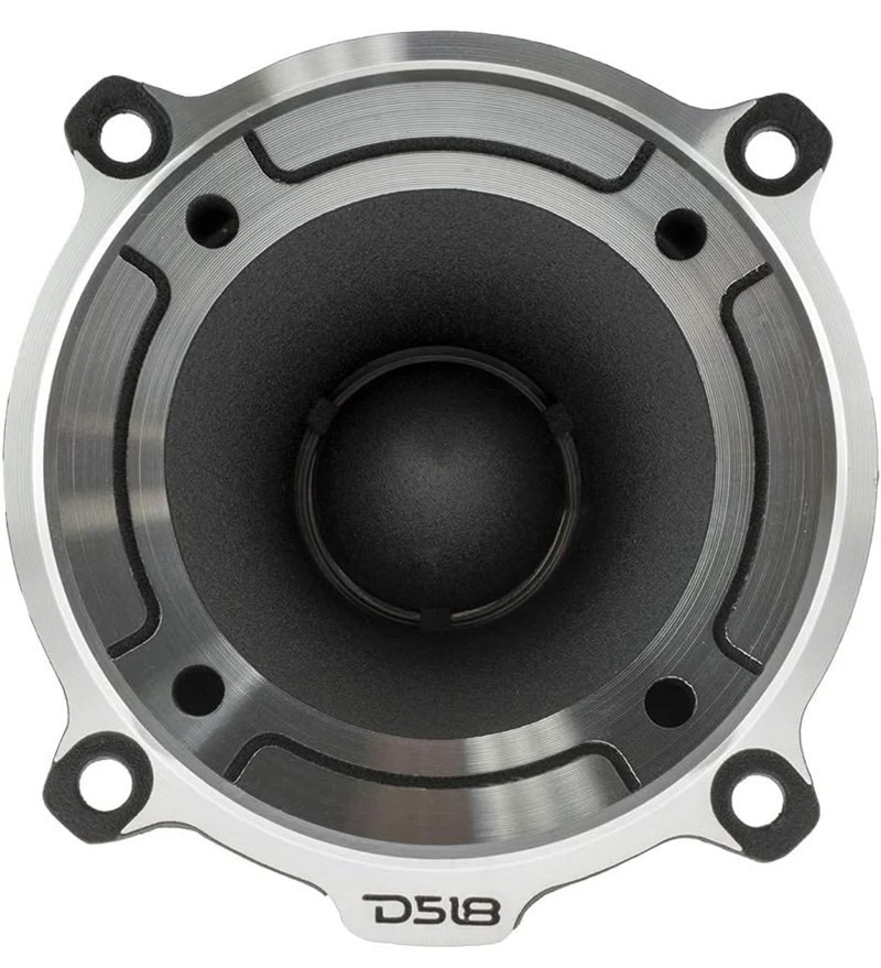 DS18 PRO-TW120 Super Bullet Tweeter in Silver 3" 4 Ohms Built in Crossover (Pair)