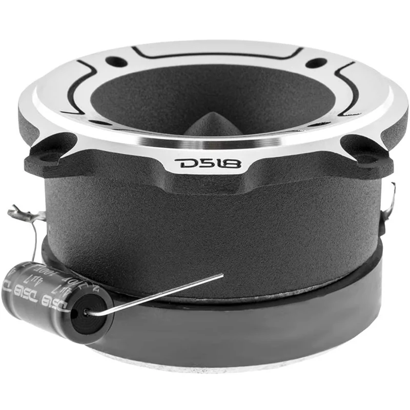 DS18 PRO-TW120 Super Bullet Tweeter in Silver 3" 4 Ohms Built in Crossover (Pair)