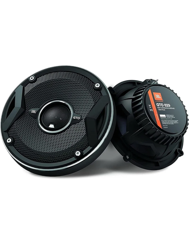 JBL GTO629 6.5 Inches 2-Way Grand Touring Series Car Audio Speakers - PAIR