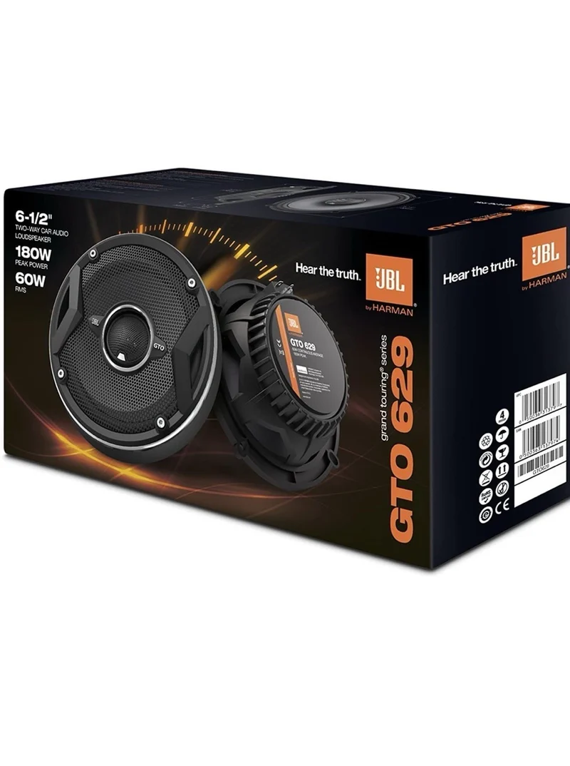 JBL GTO629 6.5 Inches 2-Way Grand Touring Series Car Audio Speakers - PAIR