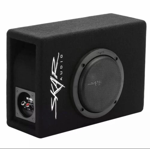 NEW SKAR AUDIO EVL-1X65D4-V-LP 6.5" 400W LOW-PROFILE LOADED PORTED SUB ENCLOSURE
