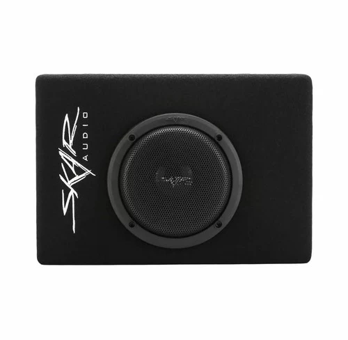 NEW SKAR AUDIO EVL-1X65D4-V-LP 6.5" 400W LOW-PROFILE LOADED PORTED SUB ENCLOSURE