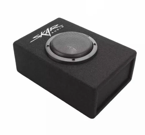 NEW SKAR AUDIO EVL-1X65D4-V-LP 6.5" 400W LOW-PROFILE LOADED PORTED SUB ENCLOSURE