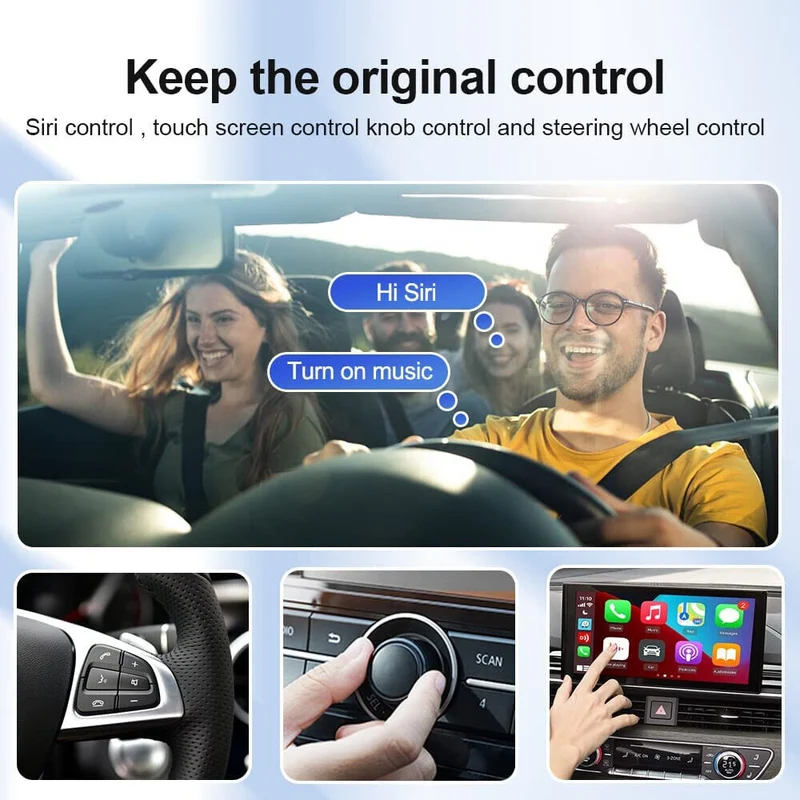 Wireless CarPlay & Android Adapter FOR Factory Wired CAR PLAY 4.0 Auto Connect