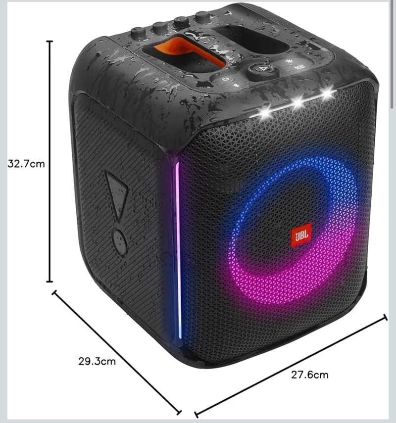 JBL Partybox Encore Essential 100W Sound, Built-in Dynamic Light Show, and Splash Proof Design - NEW