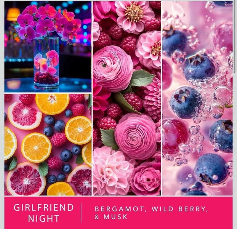 Scentsationals Wax Melts, Wax Cubes Strong Scent - Girlfriend Night - 4PK