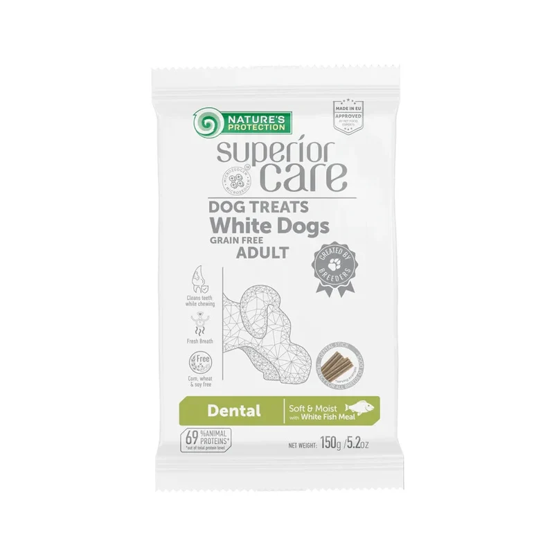 White Dogs Dental Supplemental treats highest quality feed supply W/ White Fish