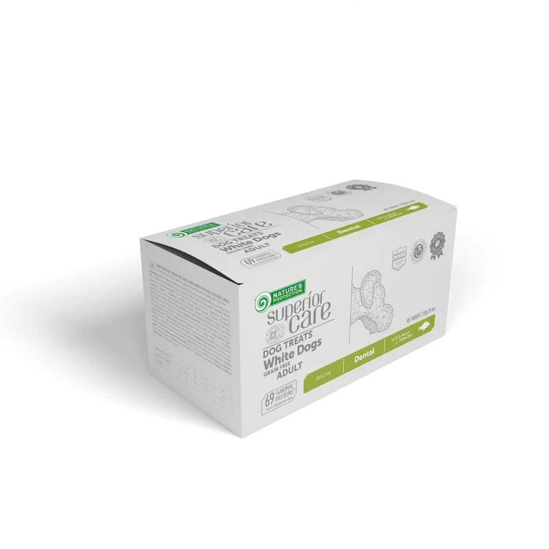 White Dogs Dental Supplemental treats highest quality feed supply W/ White Fish