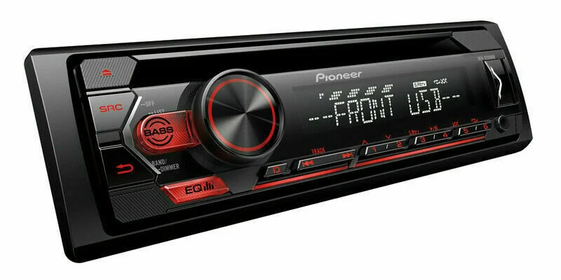 Pioneer DEH-S1200UB Single 1-DIN CD MP3 Player Android MIXTRAX USB AUX STEREO