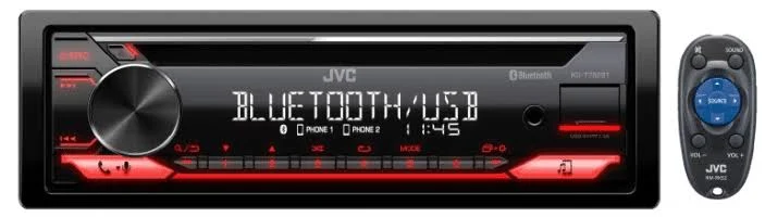 JVC KD 1-DIN MP3 CD STEREO USB AUX BLUETOOTH PANDORA CAR STEREO RADIO