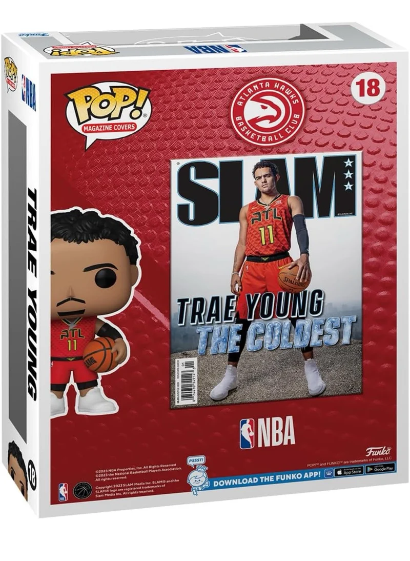 Officially Licensed Funko NBA Highly Collectible Slam Trae Young Pop! Cover