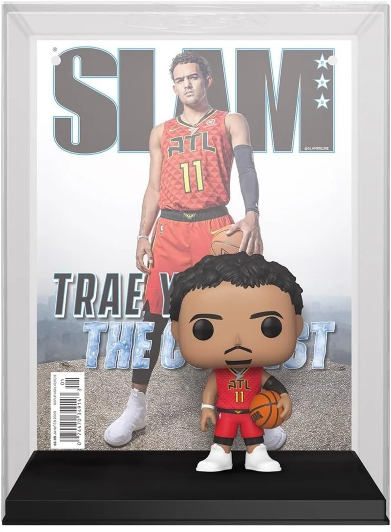 Officially Licensed Funko NBA Highly Collectible Slam Trae Young Pop! Cover