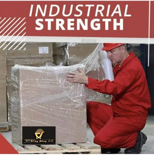 Stretch Wrap Industrial Strength Extra Thick 15" x1100 SqFt Gauge 20 Micron