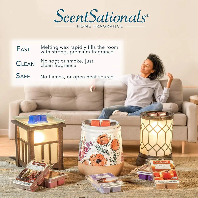 Scentsationals Scented Cubes Wax Air Freshener Fragrance Wax - ZEN-