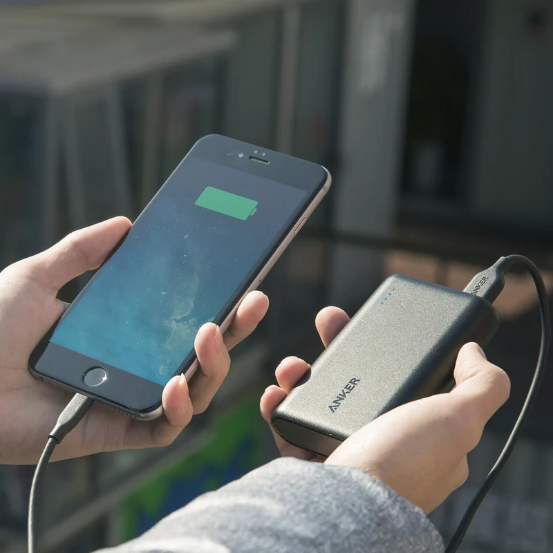 Anker 10000mAh Portable Power Bank Charging External Battery Charger Lightweight