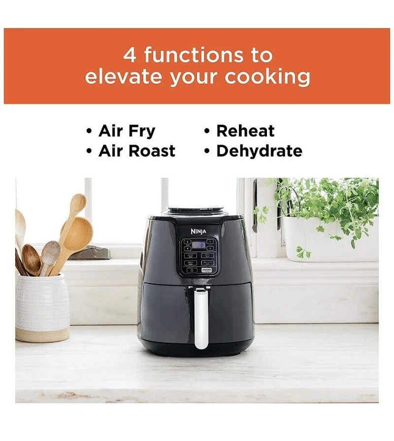 NINJA AF100 Air Fryer that Cooks, Crisps and Dehydrates with 4 Quart Capacity