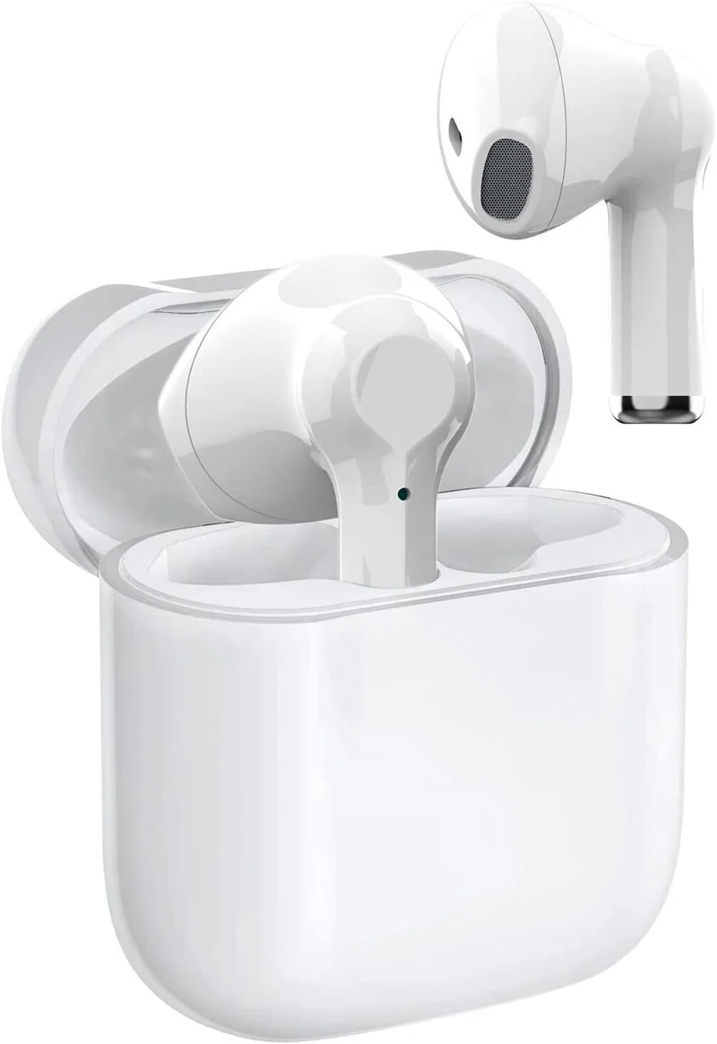 New Wireless Earbuds Bluetooth Noise Cancellation Waterproof Built-in Microphone