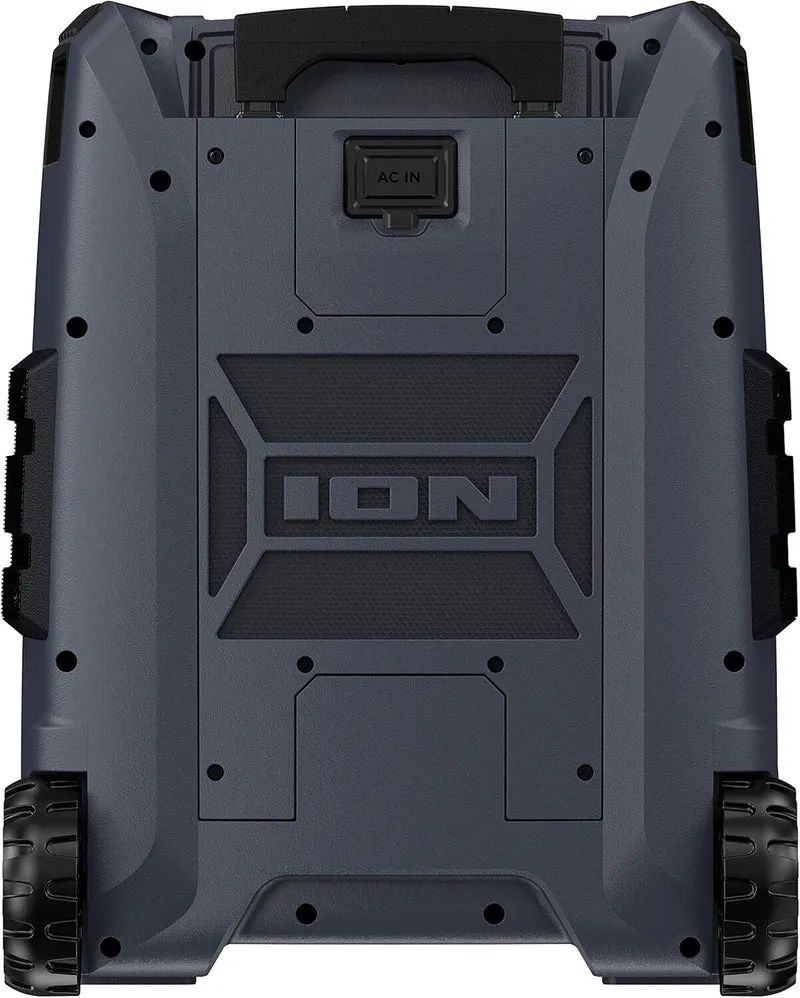 ION Block Rocker XL - Portable Bluetooth Outdoor Party Karaoke Speaker 220 Watts