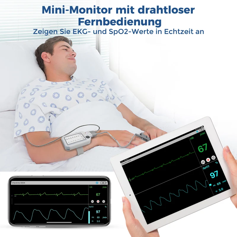 Checkme Pro Portable ECG & Blood Pressure Monitor