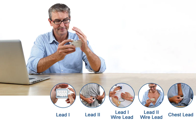 Checkme Pro Portable ECG & Blood Pressure Monitor