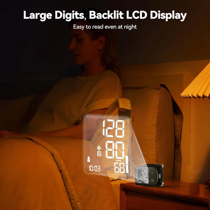 Checkme Wrist Blood Pressure Monitor for Home Use