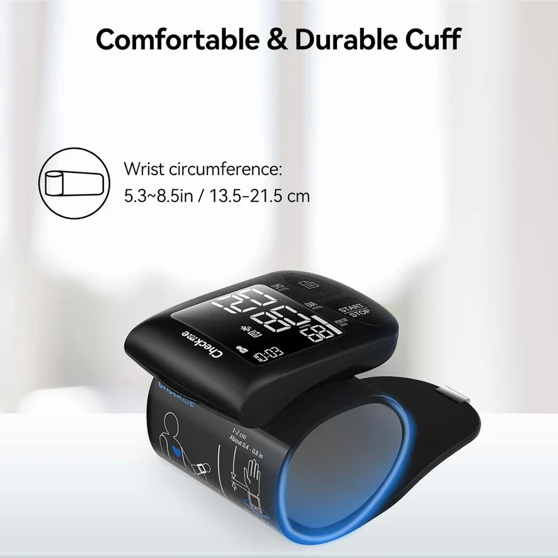 Checkme Wrist Blood Pressure Monitor for Home Use