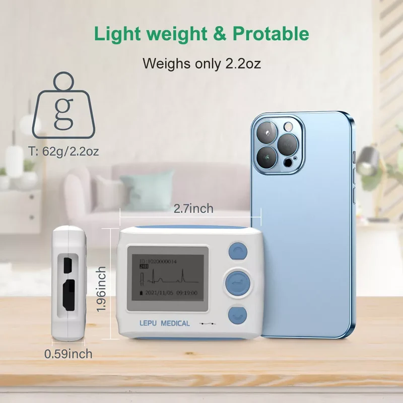 Wellue 12-Lead ECG Holter Monitor