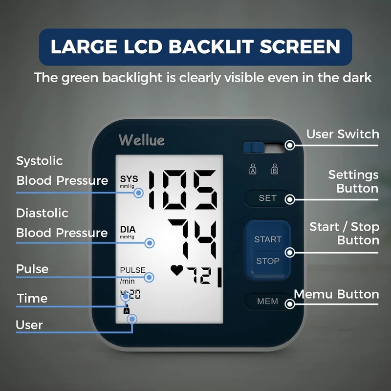 B02T Bluetooth Blood Pressure Mointor