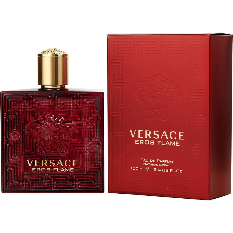 Versace Eros Flame 3.4 oz EDP Natural Spray Cologne for Men - New In Box