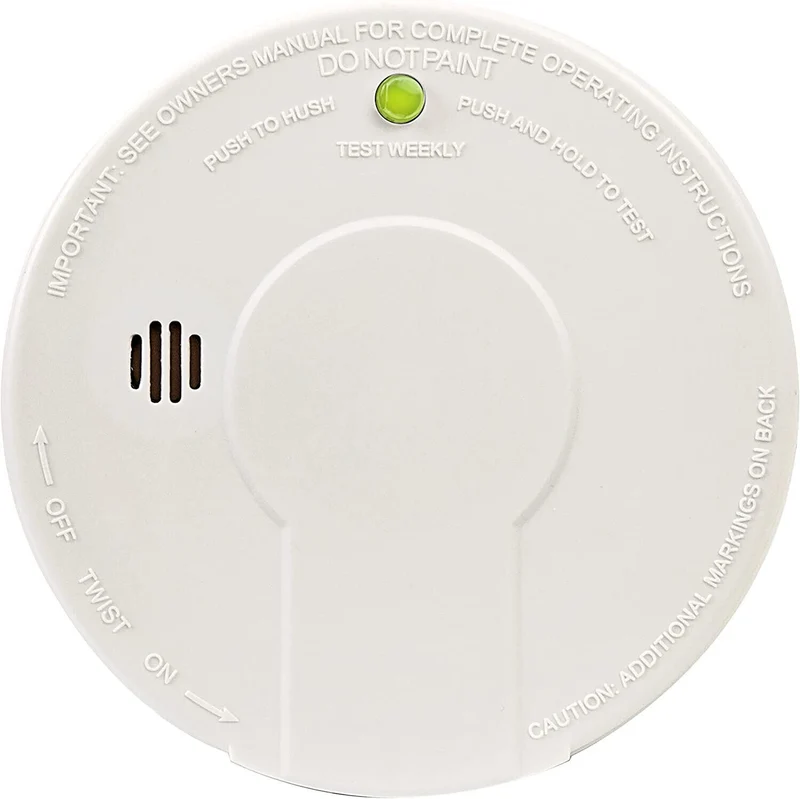 Kidde Smoke Detector, Battery Powered with Test Button Carbon Monoxide Detector