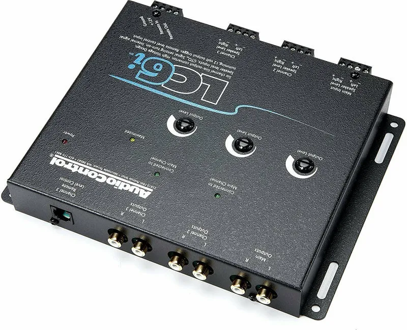 AudioControl LC6i Black 6 Channel Line Out Converter with Internal Summing I NEW