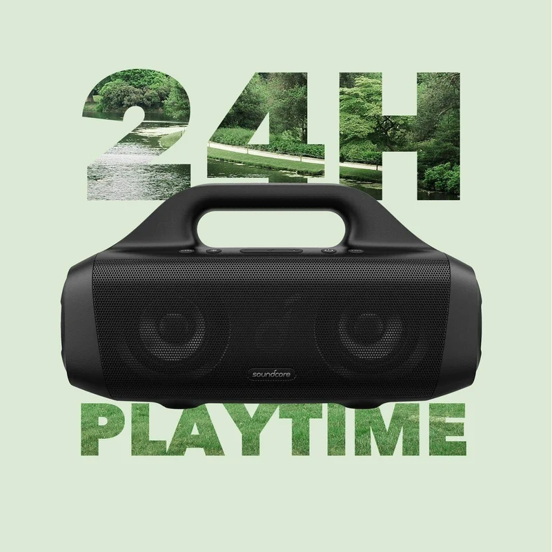 Anker Soundcore Motion Boom Outdoor Speaker with Titanium Drivers LOUD Bluetooth