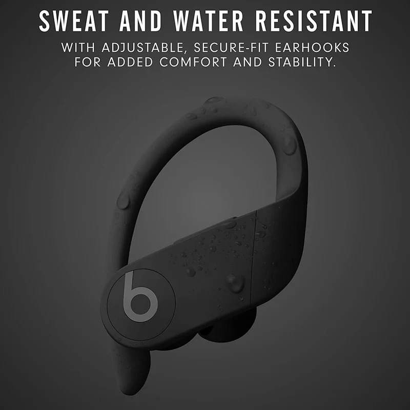Powerbeats Pro Wireless Earbuds Apple H1 Chip Class 1 Bluetooth Headphones-BLACK