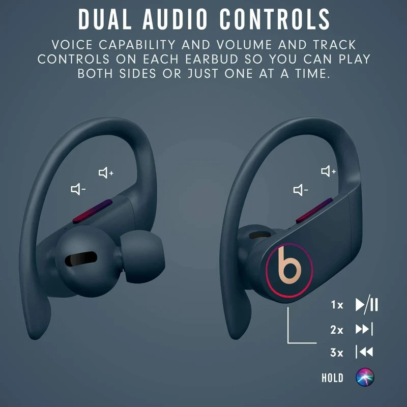 Powerbeats Pro Wireless Earbuds Apple H1 Chip Class 1 Bluetooth Headphones-NAVY