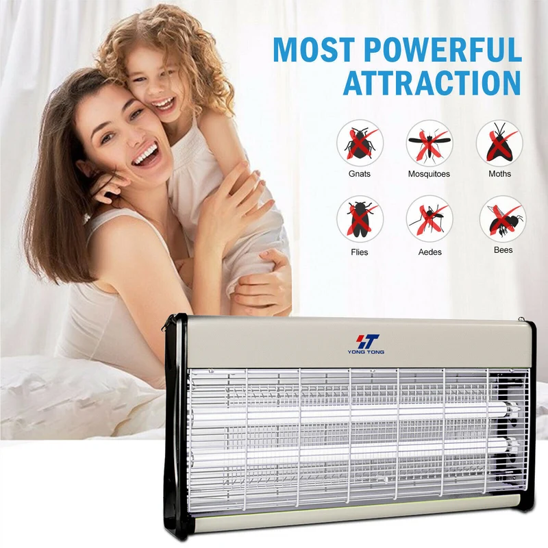 Electric YT Power Bug Zapper Pest UV Lamp Fly Mosquito Insect Killer I 40 WATTS