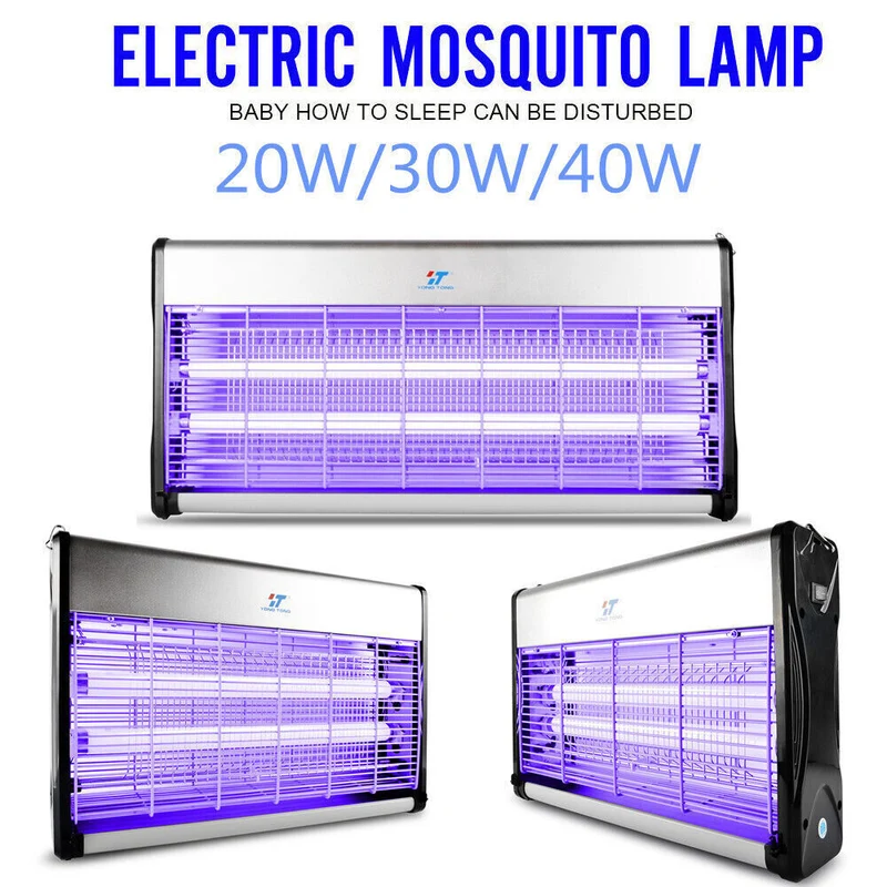 Electric YT Power Bug Zapper Pest UV Lamp Fly Mosquito Insect Killer I 20 WATTS