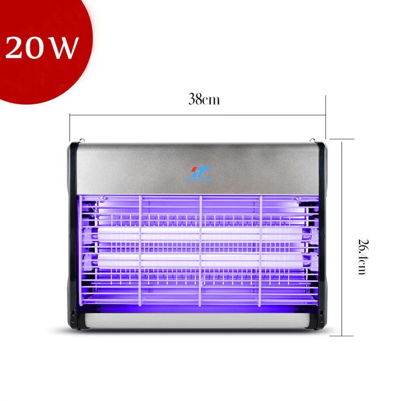 Electric YT Power Bug Zapper Pest UV Lamp Fly Mosquito Insect Killer I 20 WATTS