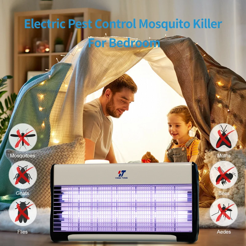 Electric YT Power Bug Zapper Pest UV Lamp Fly Mosquito Insect Killer I 20 WATTS